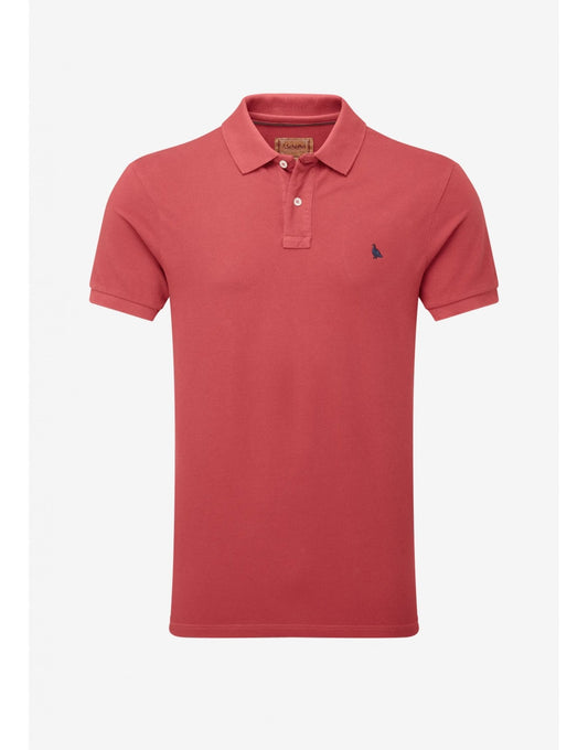 Young Ideas/Henmores - St Ives Garment Dyed Polo Shirt - 2875 Slate Red - M