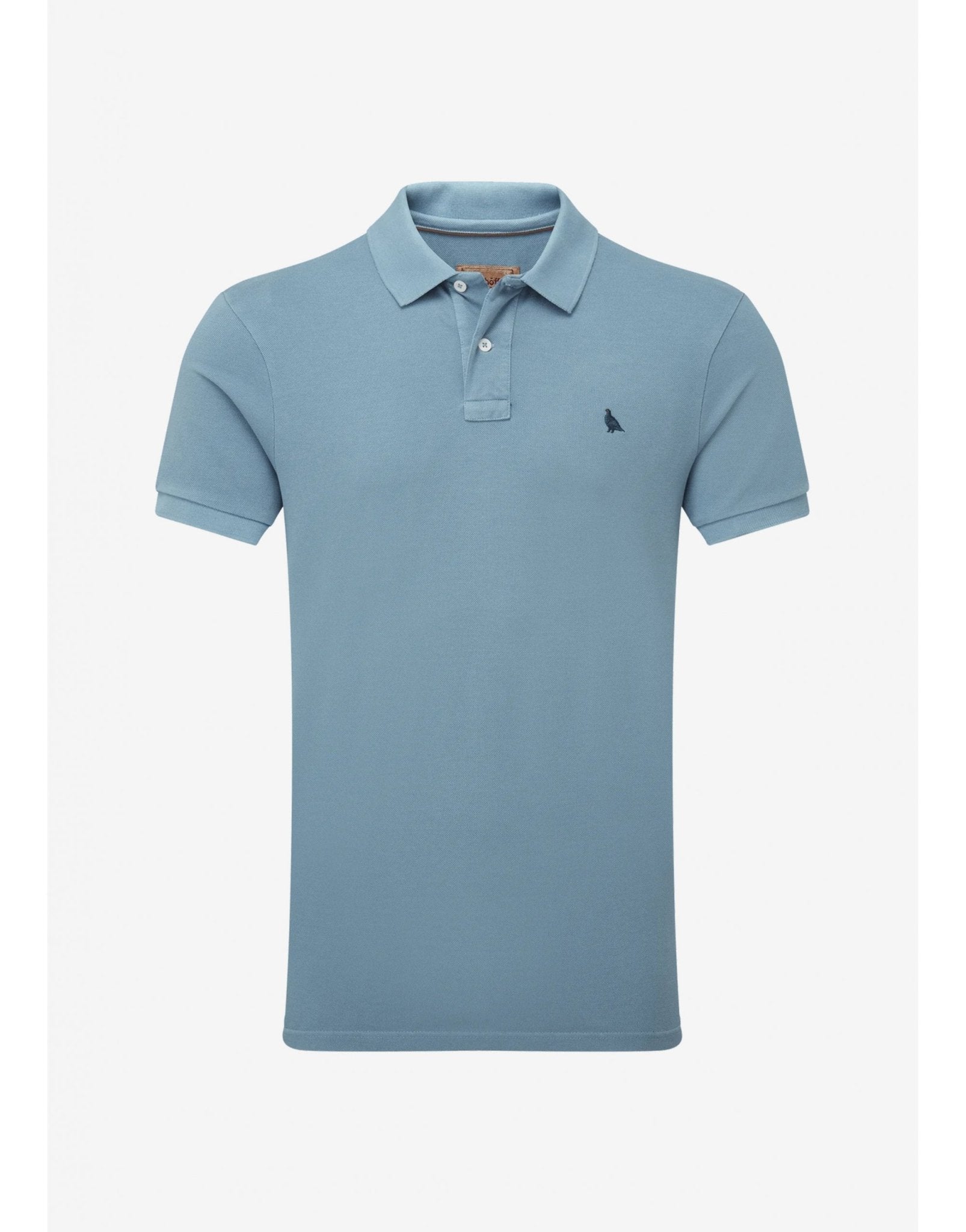 Young Ideas/Henmores - St Ives Garment Dyed Polo Shirt - 2875 Slate Red - M