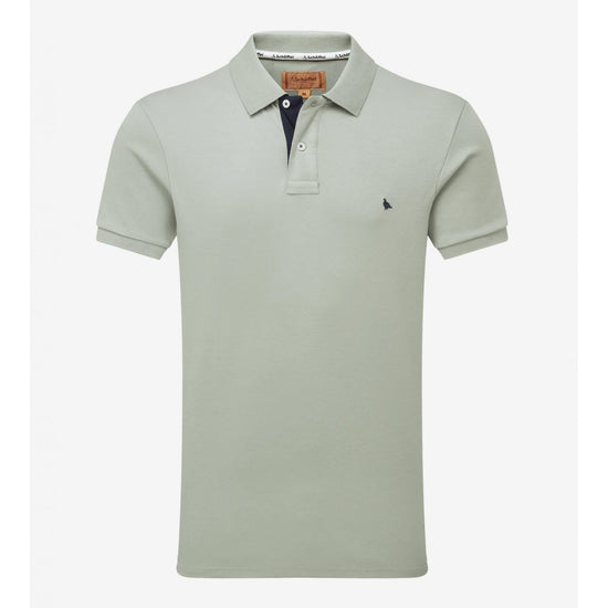 Young Ideas/Henmores - St Ives Jersey Polo Shirt - 9003 Aqua Grey - M