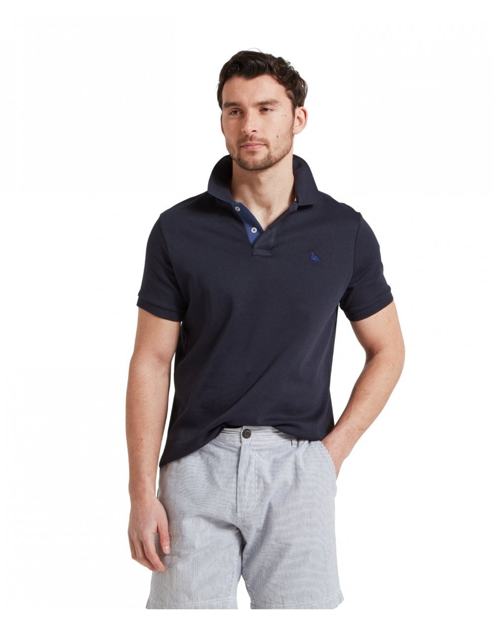 Young Ideas/Henmores - St Ives Polo Shirt - 8880 Navy - M