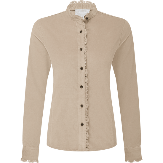 Young Ideas & Henmores -Thetford Cord Shirt -1613 Cobblestone -8