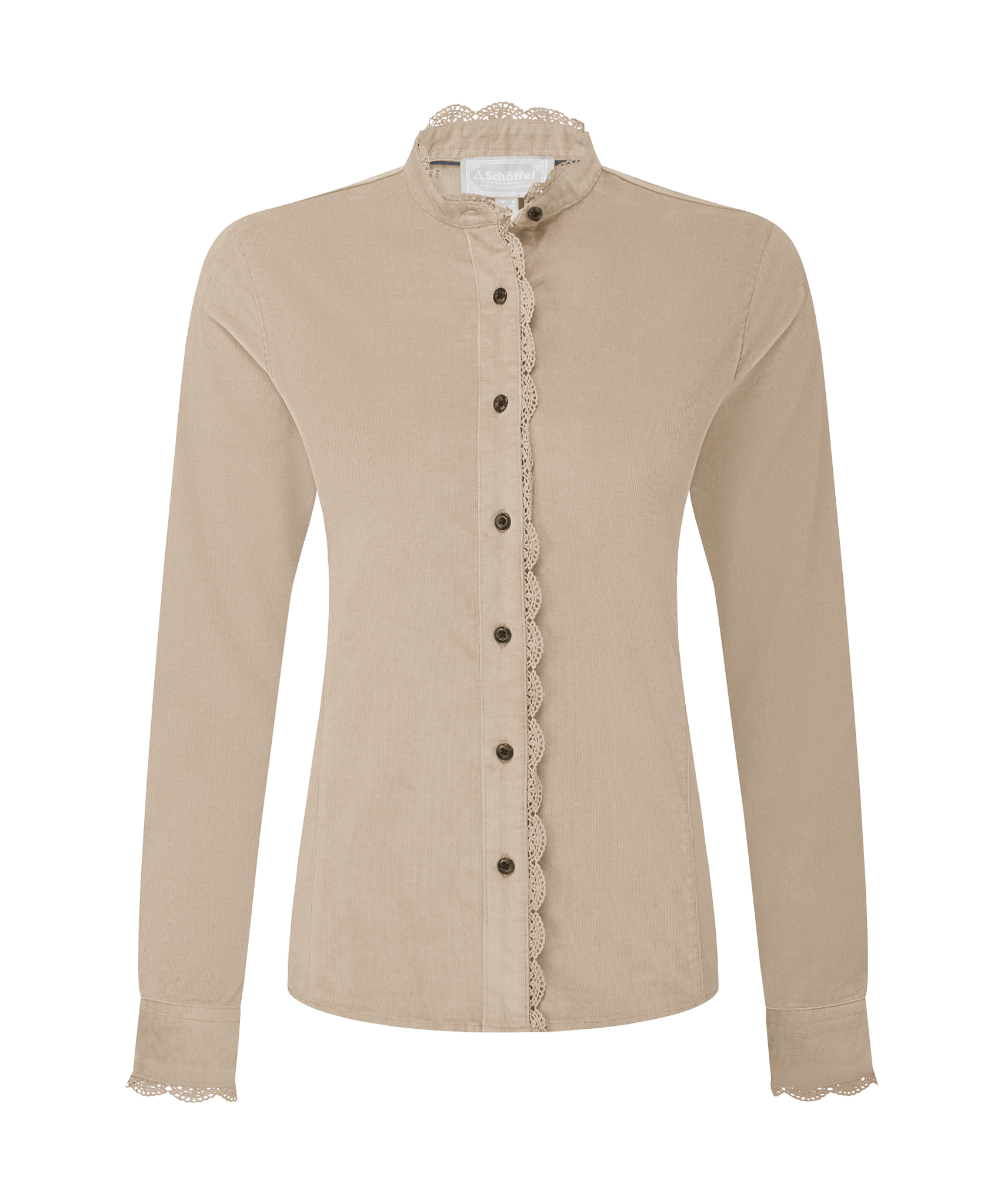 Young Ideas & Henmores -Thetford Cord Shirt -1613 Cobblestone -8