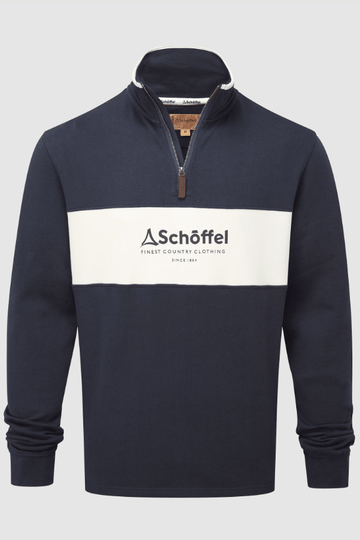 Young Ideas/Henmores - Trencrom 1/4 Zip - 8903 Navy/Stone - M