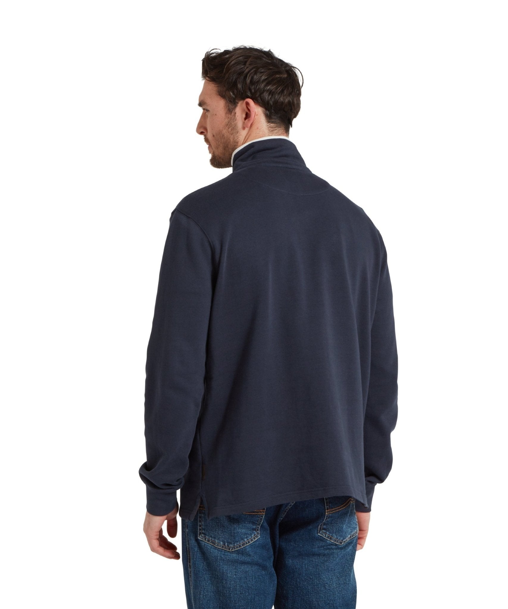 Young Ideas/Henmores - Trencrom 1/4 Zip - 8903 Navy/Stone - M