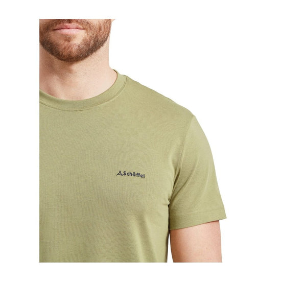 Young Ideas/Henmores - Trevone Plain T-Shirt - 6302 Light Khaki Green - M