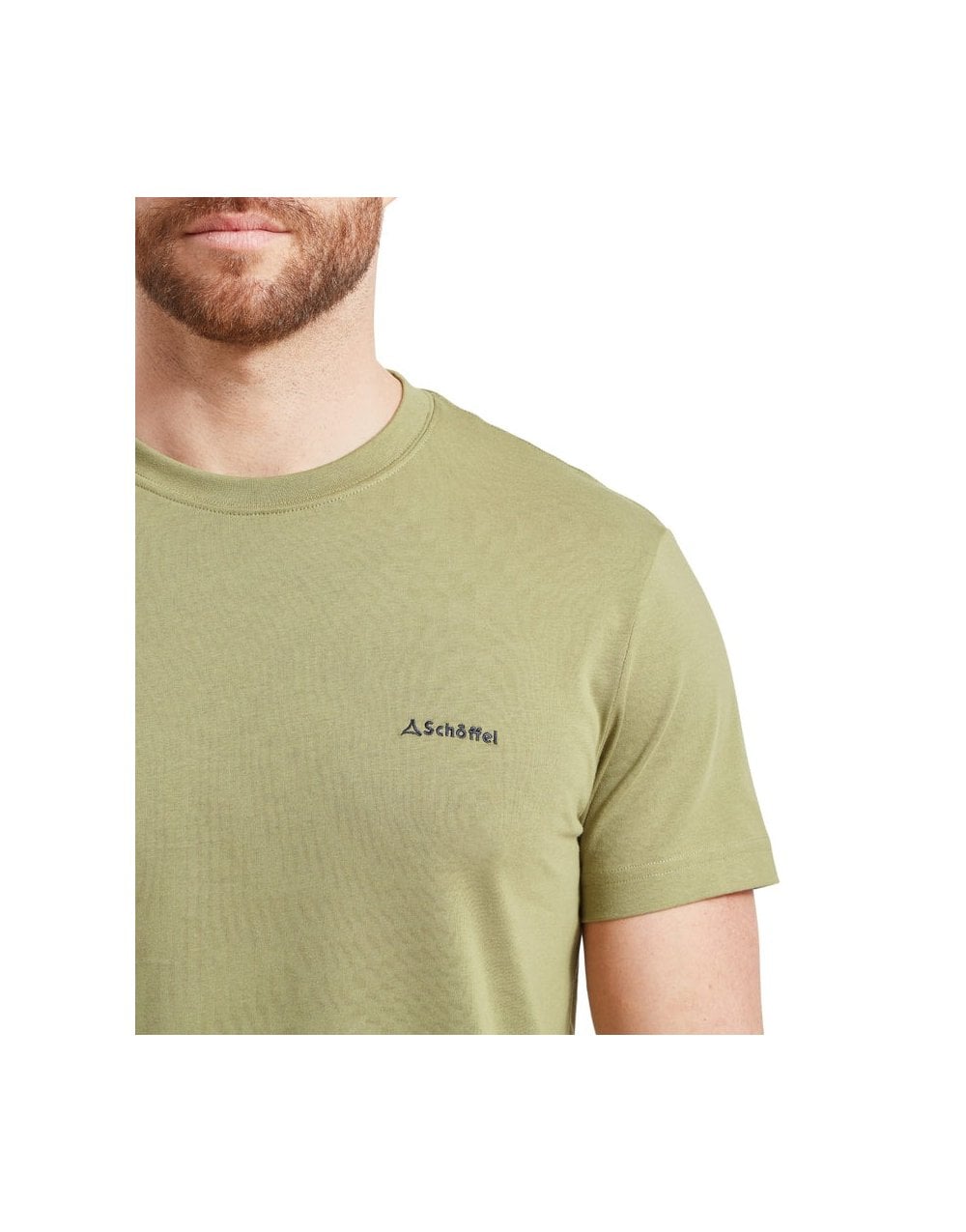 Young Ideas/Henmores - Trevone Plain T-Shirt - 6302 Light Khaki Green - M