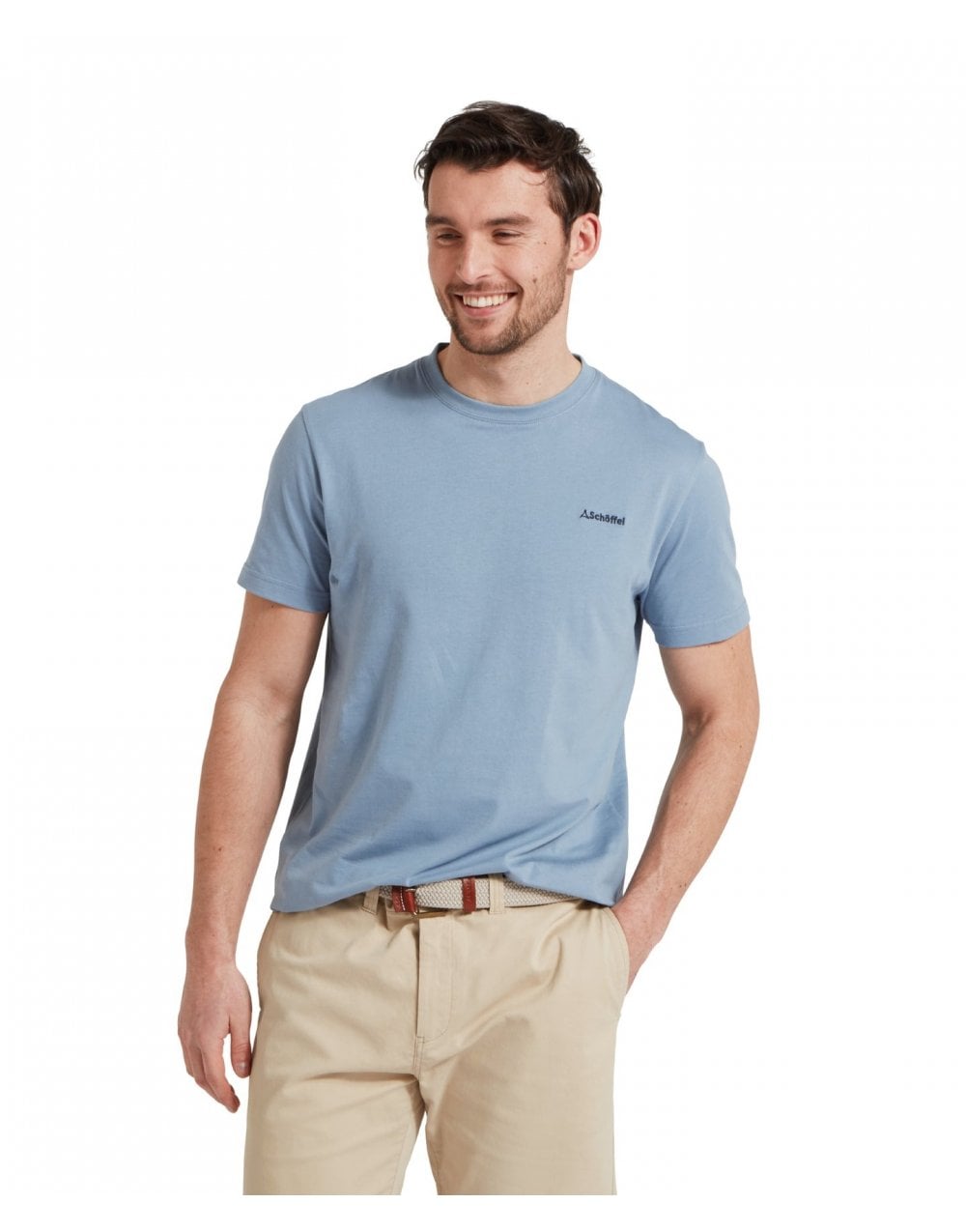 Young Ideas/Henmores - Trevone Plain T-Shirt - 6302 Light Khaki Green - M