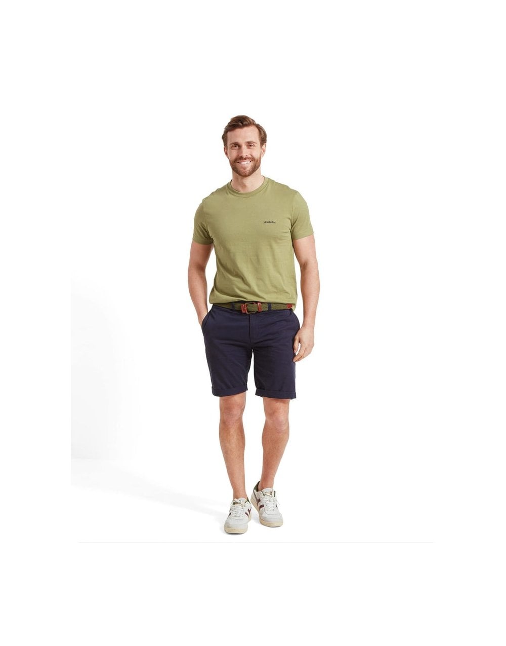 Young Ideas/Henmores - Trevone Plain T-Shirt - 6302 Light Khaki Green - M