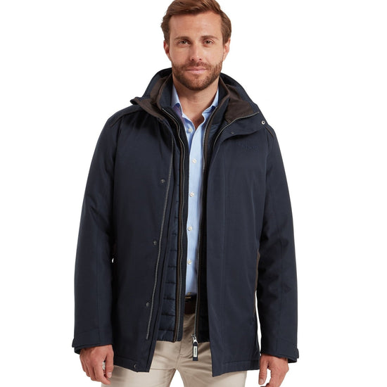 Young Ideas/Henmores - Whitton Waterproof Coat - 8892 Navy - 40