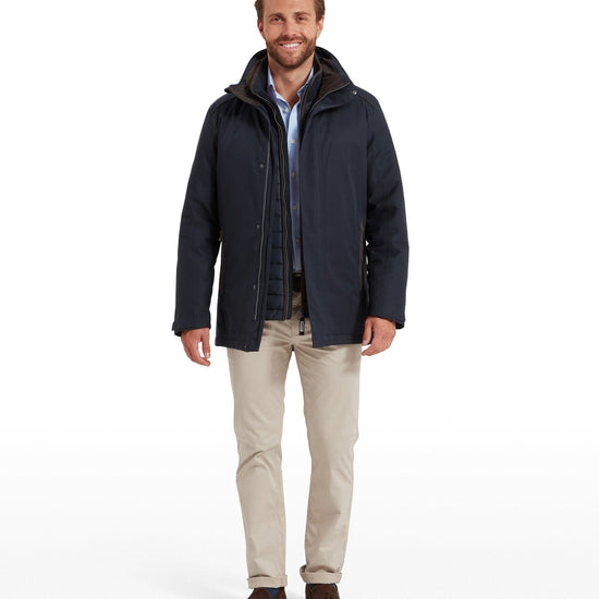 Young Ideas/Henmores - Whitton Waterproof Coat - 8892 Navy - 40