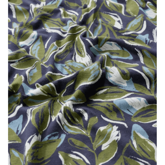 Young Ideas/Henmores - 3/4 Wild Bouquet Dress - Tonal Leaves Maritime - 8