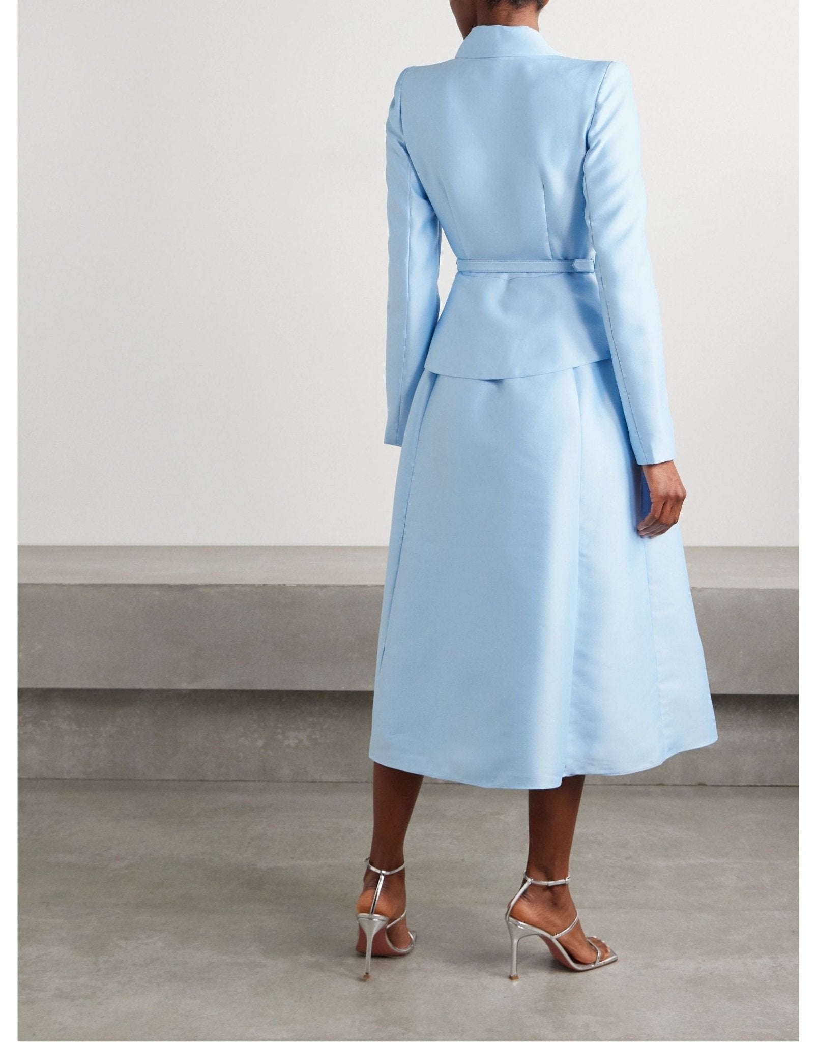 Young Ideas/Henmores - Crepe Diamante Midi Dress - Blue - 10