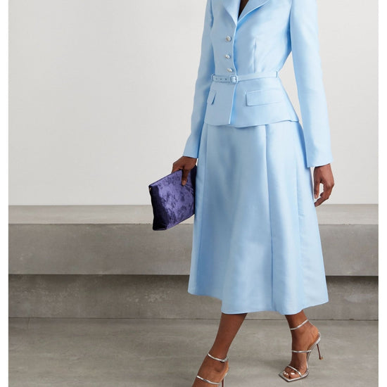 Young Ideas/Henmores - Crepe Diamante Midi Dress - Blue - 10