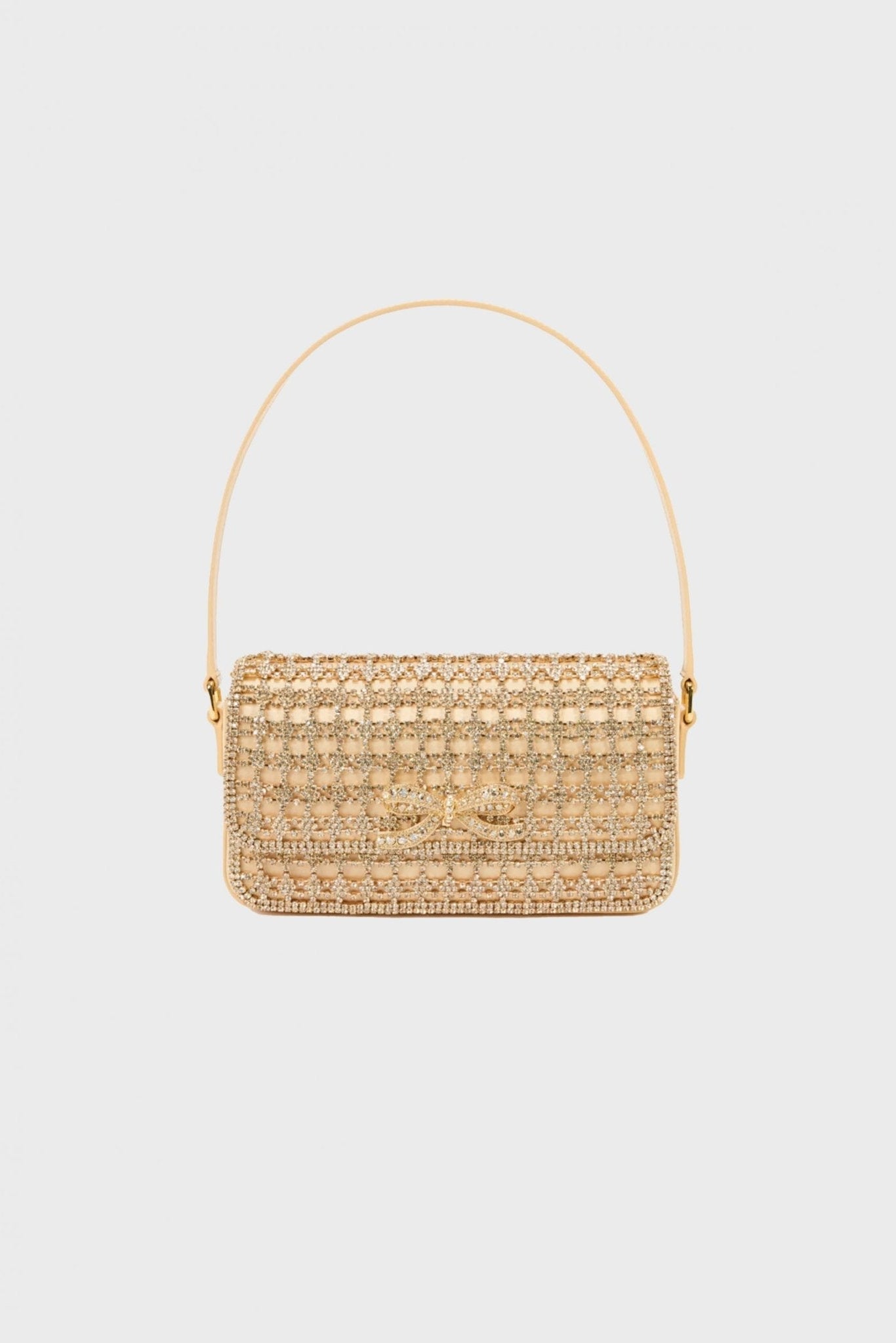 Young Ideas/Henmores - Crystal Baguette Bag - Gold - OS