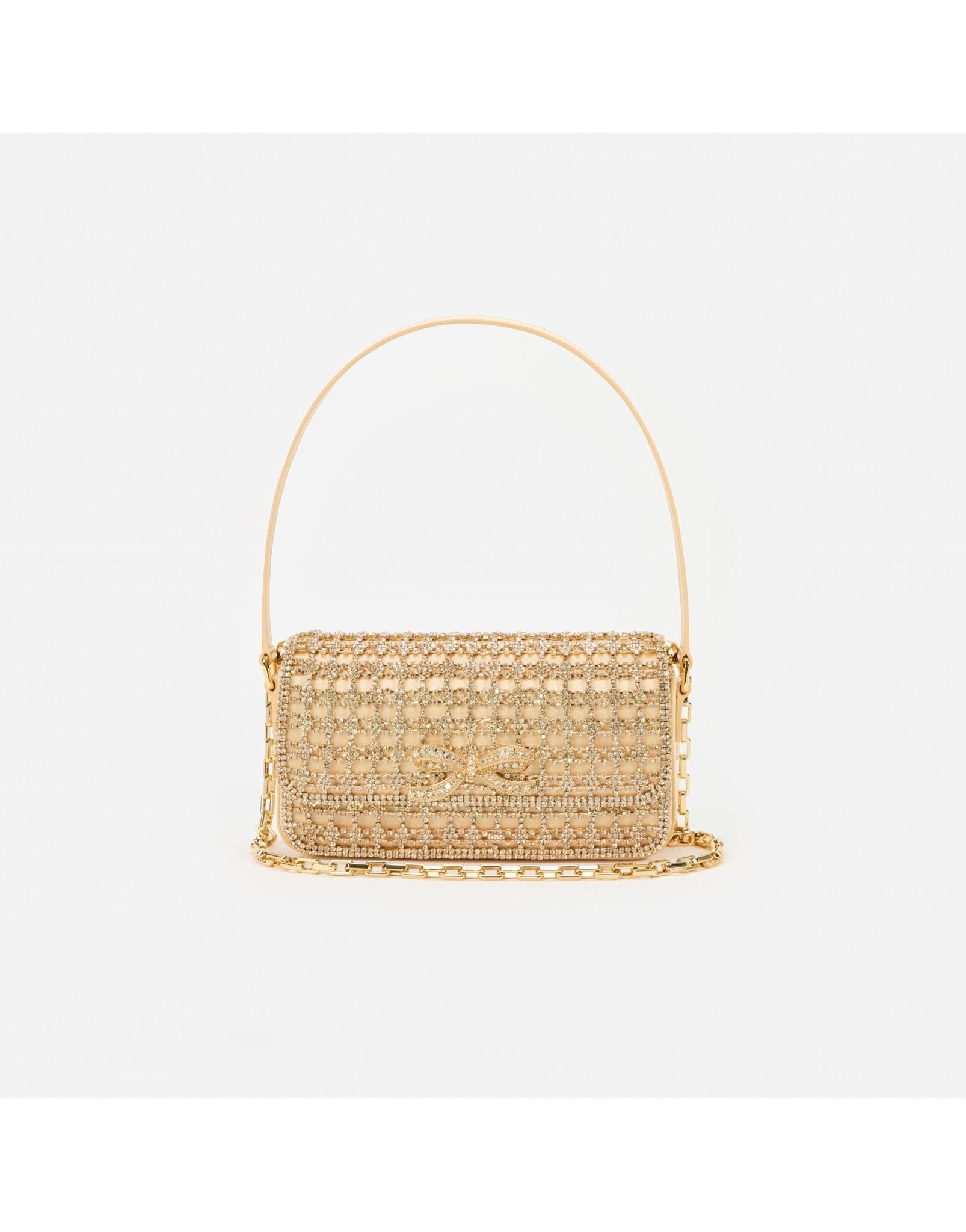 Young Ideas/Henmores - Crystal Baguette Bag - Gold - OS