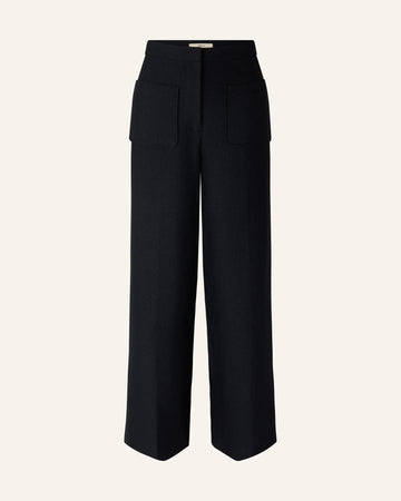 Young Ideas & Henmores -Alberwool Patch Pocket Trousers -Black -8