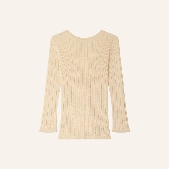 Young Ideas/Henmores - Alencar Front Panel Detail Jumper - Cream - XS