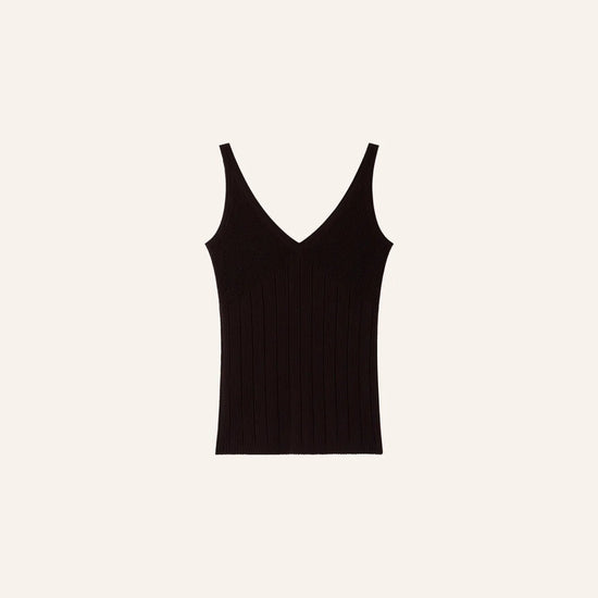 Young Ideas/Henmores - Attita Knitted Vest - Espresso - XS