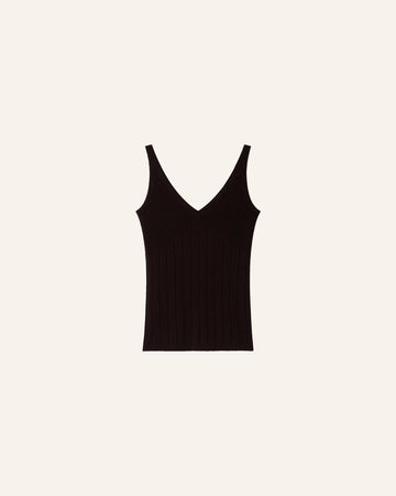 Young Ideas/Henmores - Attita Knitted Vest - Espresso - XS