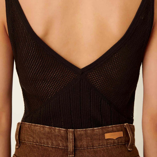 Young Ideas/Henmores - Attita Knitted Vest - Espresso - XS