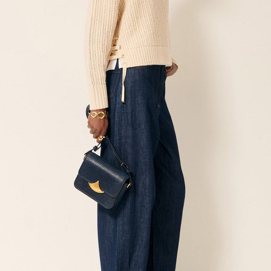 Young Ideas/Henmores - Barbosa Side Tie Crew Neck Jumper - Cream - XS