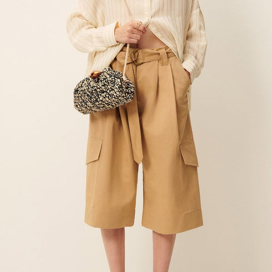 Young Ideas/Henmores - Botan Striped Relaxed Shirt - Milky White - XS