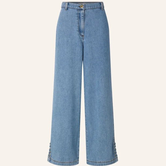 Young Ideas/Henmores - Campomoro Leg Tie Detail Jeans - Azuru - 8