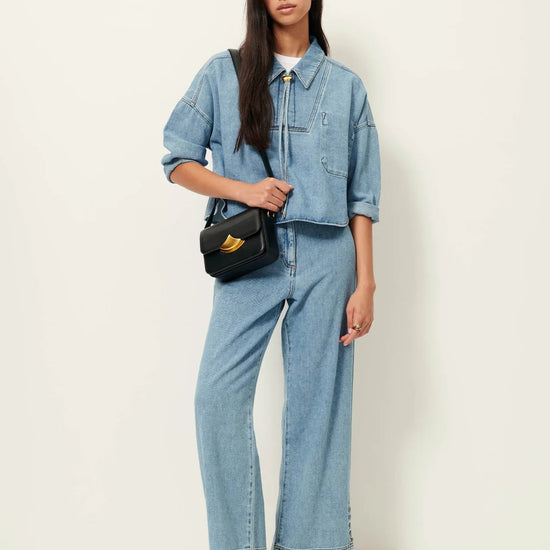 Young Ideas/Henmores - Campomoro Leg Tie Detail Jeans - Azuru - 8