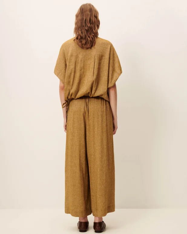 Young Ideas/Henmores - Cazaless Side Tie Shirt - Pampa - XS