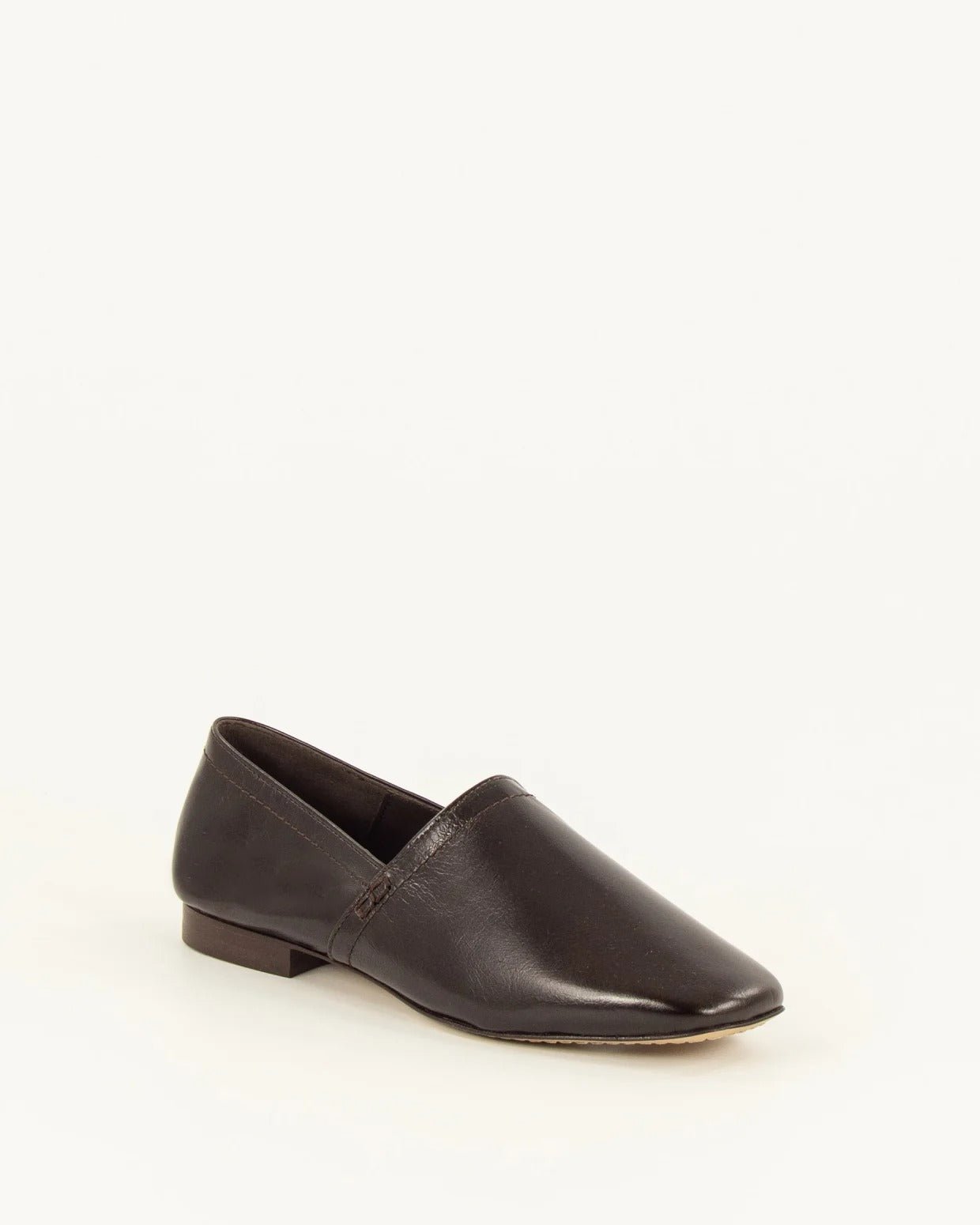 Young Ideas/Henmores - Ceza Leather Slipper Shoe - Moka - 4