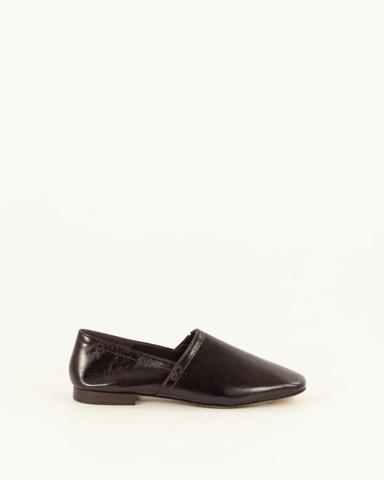Young Ideas/Henmores - Ceza Leather Slipper Shoe - Moka - 4