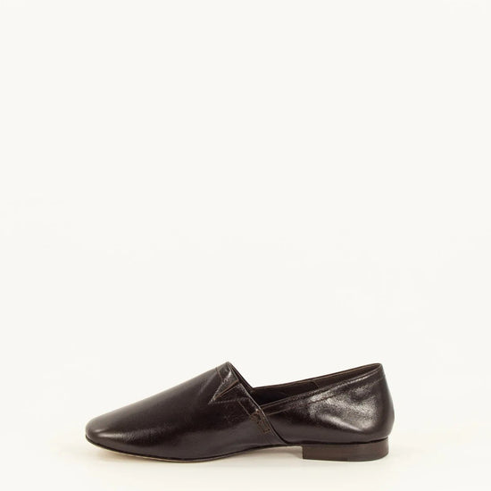 Young Ideas/Henmores - Ceza Leather Slipper Shoe - Moka - 4