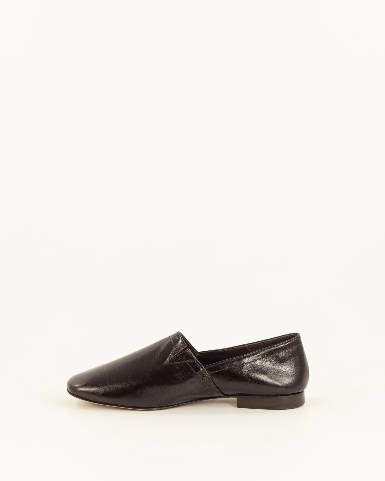 Young Ideas/Henmores - Ceza Leather Slipper Shoe - Moka - 4
