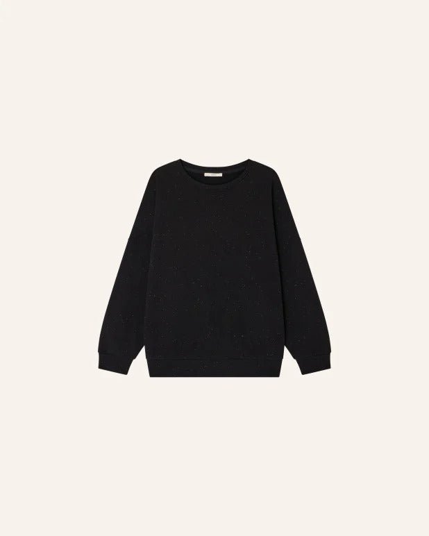 Young Ideas/Henmores - Chebbi Crew Neck Sweatshirt - Black Granit - XS