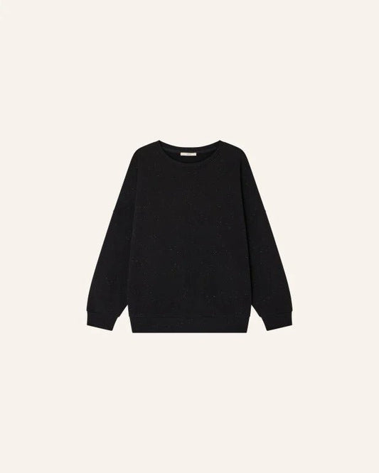 Young Ideas/Henmores - Chebbi Crew Neck Sweatshirt - Black Granit - XS