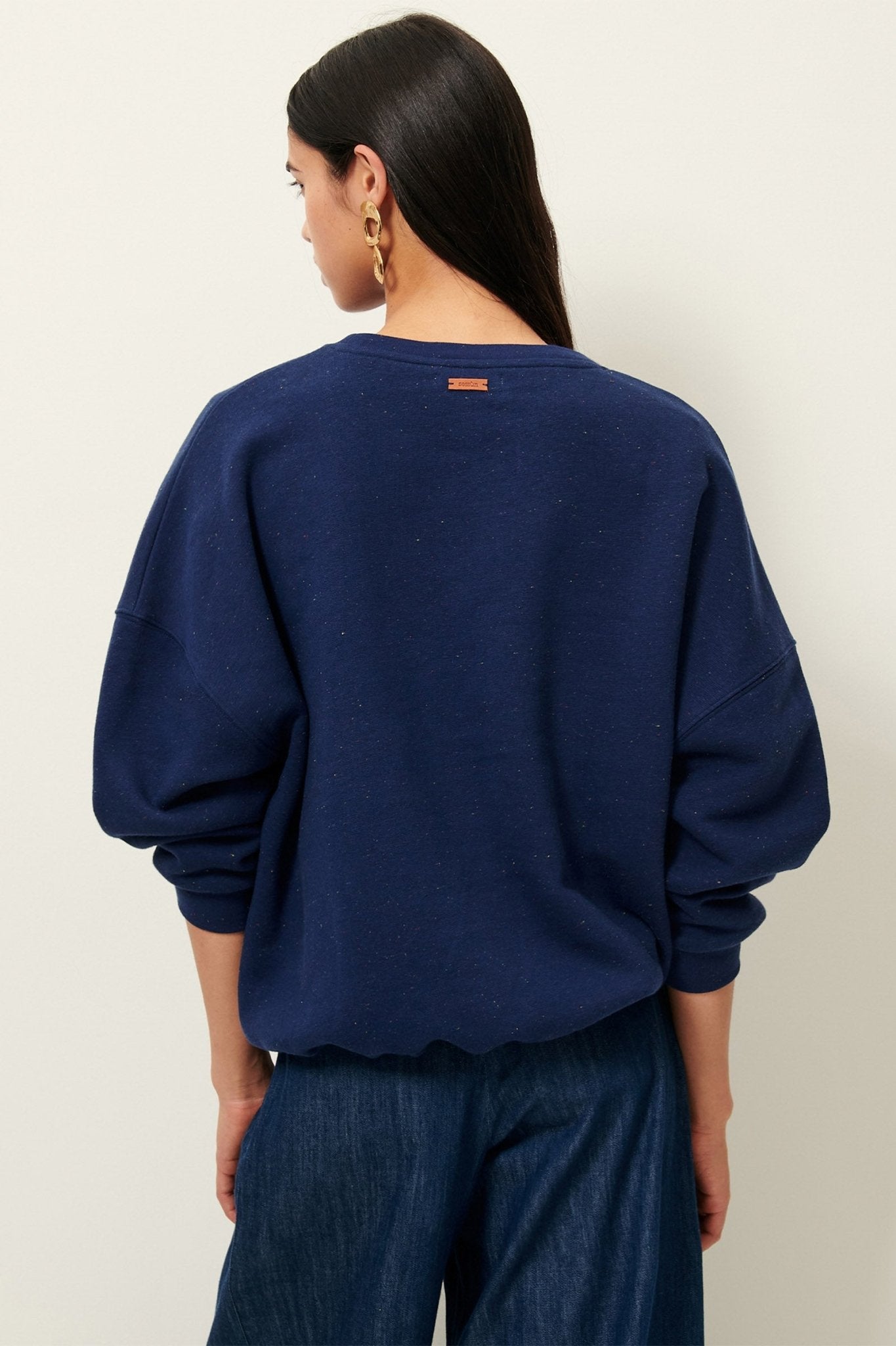 Young Ideas/Henmores - Chebbi Crew Neck Sweatshirt - Blazer Blue - XS