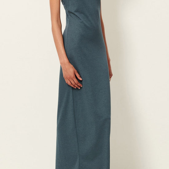 Young Ideas/Henmores - Danae Drop Back Midi Dress - Dark Grey - XS