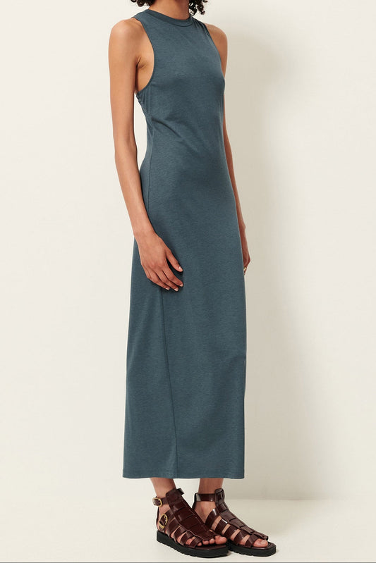 Young Ideas/Henmores - Danae Drop Back Midi Dress - Dark Grey - XS