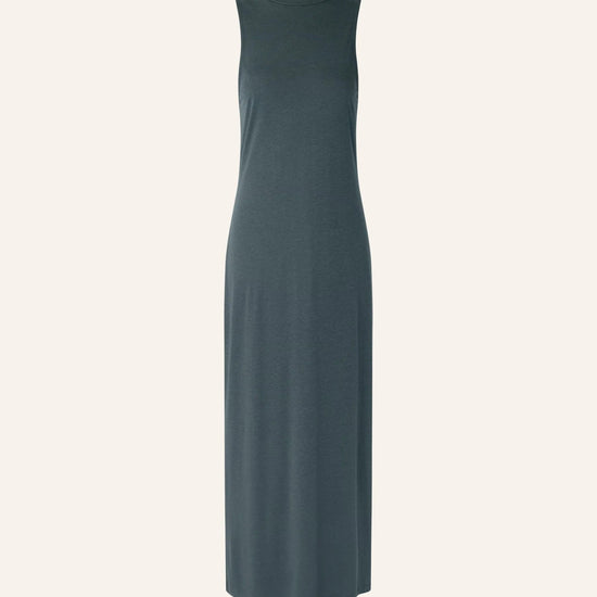 Young Ideas/Henmores - Danae Drop Back Midi Dress - Dark Grey - XS