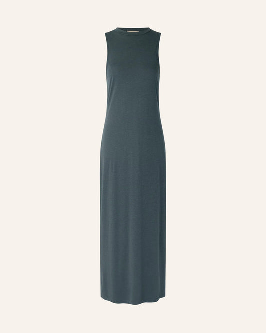 Young Ideas/Henmores - Danae Drop Back Midi Dress - Dark Grey - XS