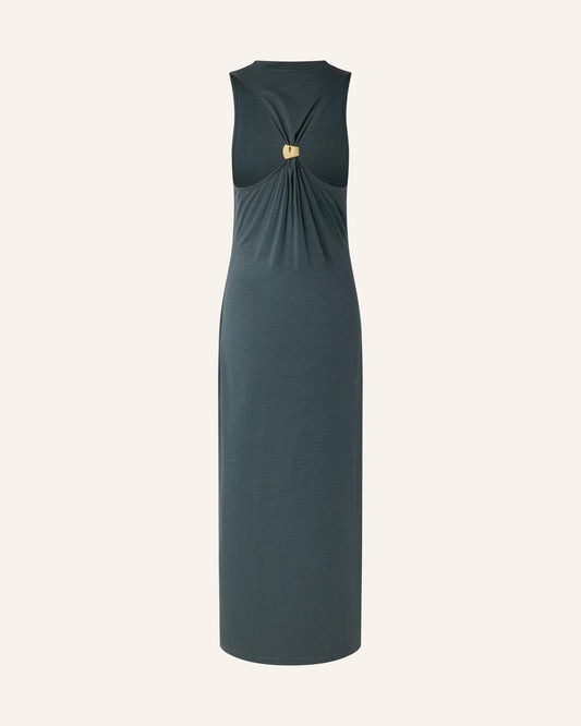 Young Ideas/Henmores - Danae Drop Back Midi Dress - Dark Grey - XS