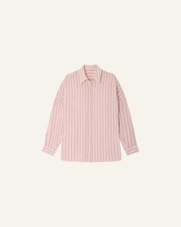 Young Ideas/Henmores - Dazik Striped Shirt - Rose Pink - XS