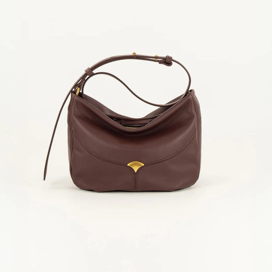 Young Ideas/Henmores - Divilio Small Leather Shoulder Bag - Coffee - OS