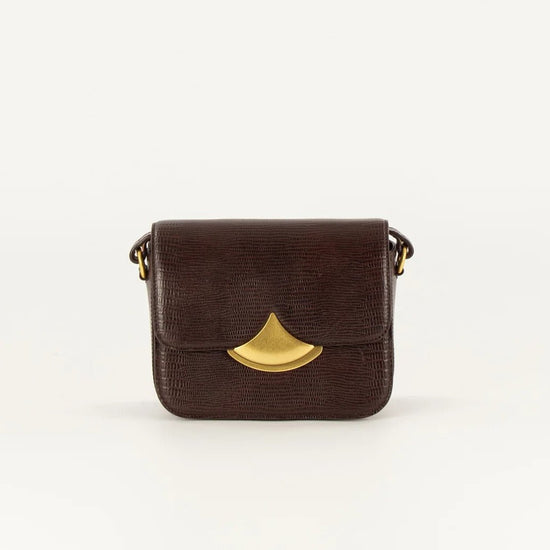 Young Ideas/Henmores - Diviluz Mimo E Lizard Crossbody Bag - Brown - OS