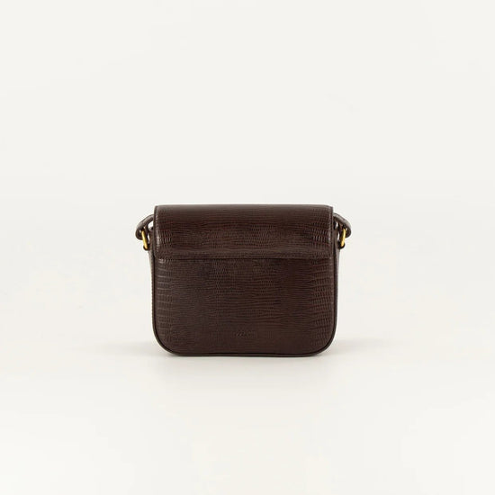 Young Ideas/Henmores - Diviluz Mimo E Lizard Crossbody Bag - Brown - OS