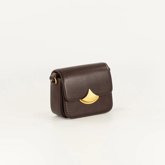Young Ideas/Henmores - Diviluz Mimo E Lizard Crossbody Bag - Brown - OS