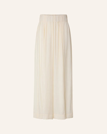Young Ideas/Henmores - Isla Minima Relaxed Wide Leg Trousers - Cream - 8