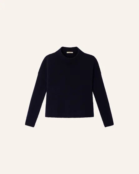 Young Ideas & Henmores -Kunlun Alpaca Merino Jumper -Navy -XS
