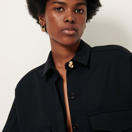 Young Ideas/Henmores - Leelo Dore Small Hoop Earrings - Gold - OS