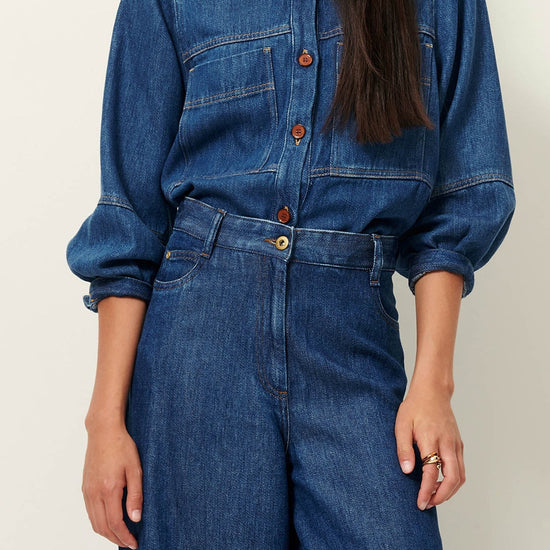 Young Ideas/Henmores - Leone Double Pocket Denim Jacket - Icy White - XS
